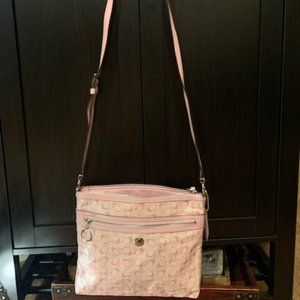 Coach Crossbody Pink/Cream